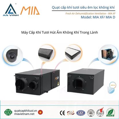 Máy Cấp Khí Tươi Hút Ẩm Không Khí Trong Lành MIA 350m 3/H Được Chứng Nhận CE