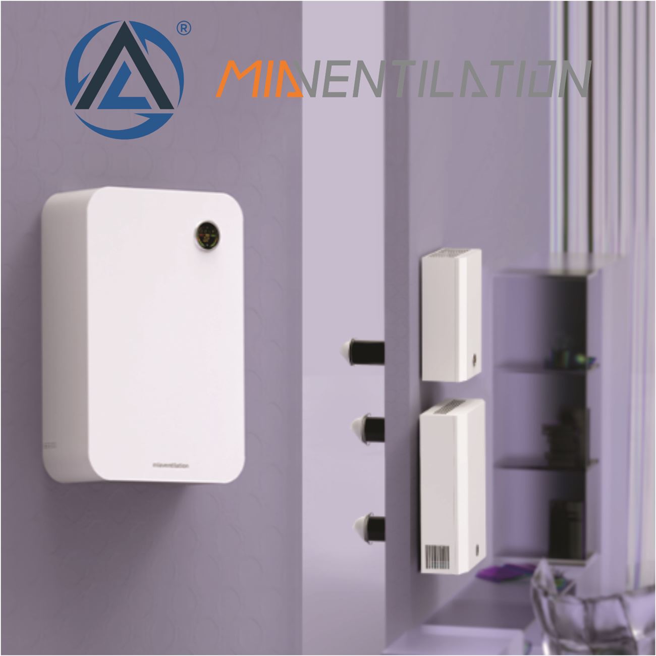 Quạt cấp khí tươi gắn tường