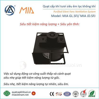 Quạt cấp khí tươi có lọc siêu êm GL.SFJ va JD.SFJ 5