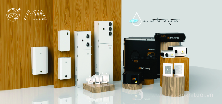 Hệ thống quạt/máy thông gió Miaventilation
