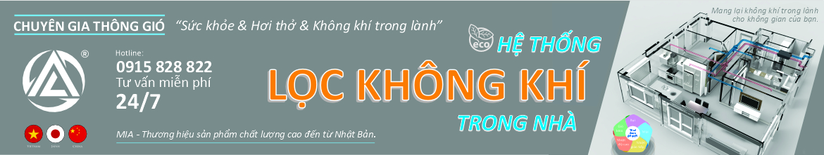 Hệ thống cấp khí tươi có lọc bụi mịn PM2.5 và hút khí thải